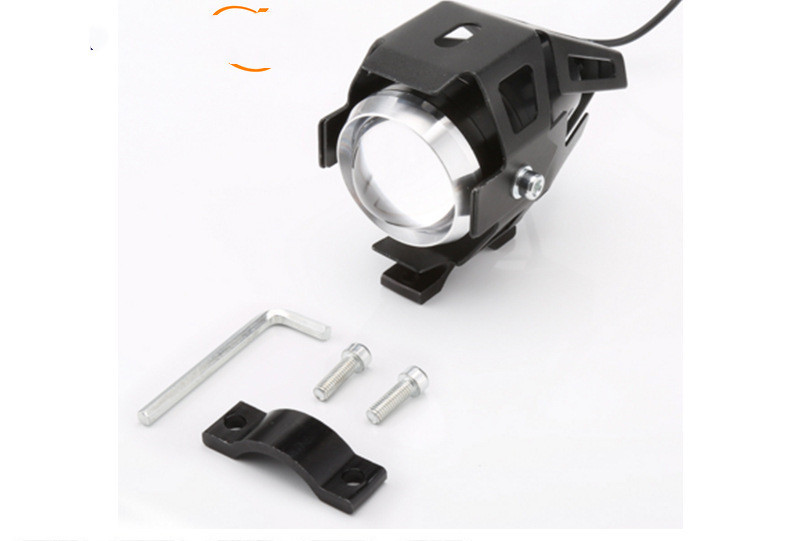 Waterproof LED Motorcycle Headlights Auxiliary Lamp Spotlight High Power U5 12V - Image 2