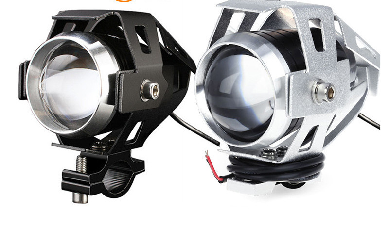 Waterproof LED Motorcycle Headlights Auxiliary Lamp Spotlight High Power U5 12V - Image 4