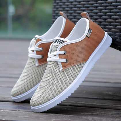 Men's Casual Sports Running Shoes Summer Breathable Mesh Shoes