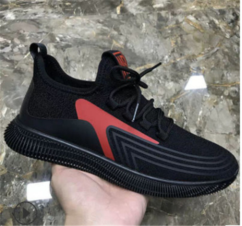 Flying Woven Casual Shoes Trendy Breathable Mesh Sneakers - Image 2