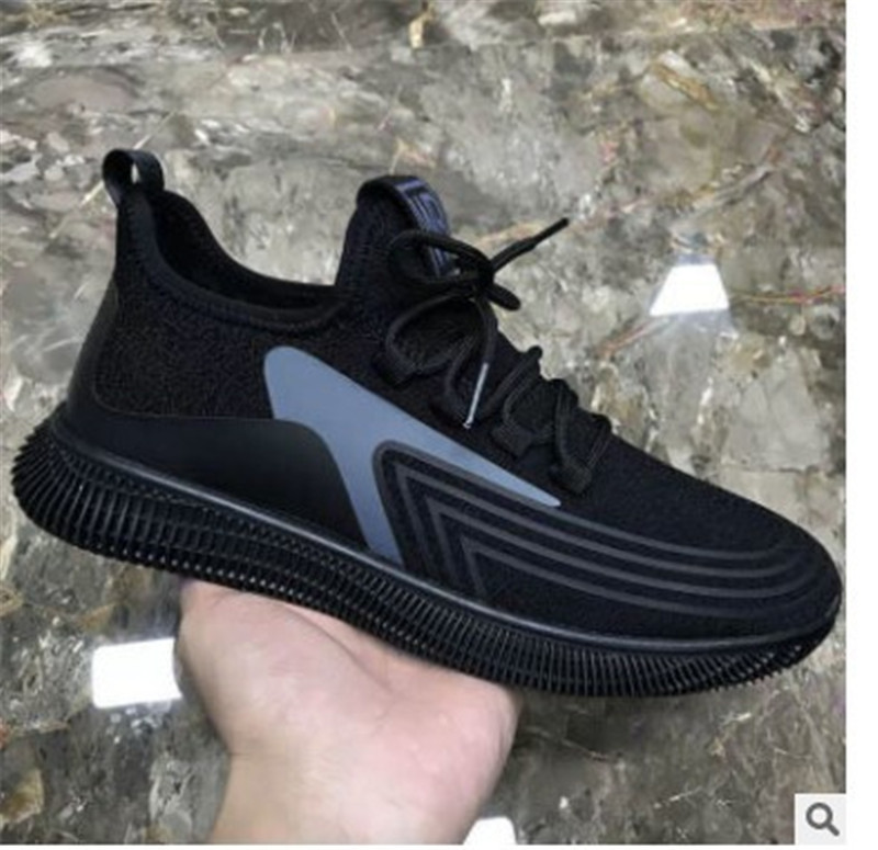 Flying Woven Casual Shoes Trendy Breathable Mesh Sneakers - Image 7