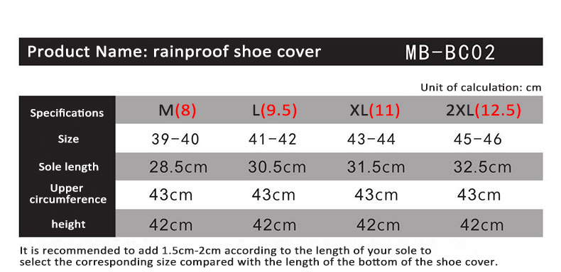 Reflective High Tube Motorcycle Rainproof Shoe Cover Waterproof - Image 5