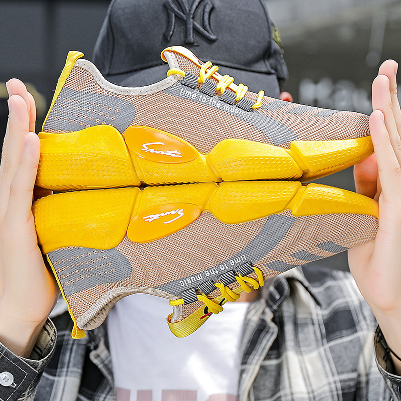 Breathable flying woven running shoes - Image 3