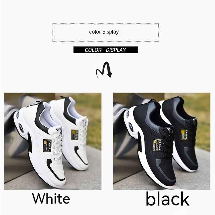 Waterproof Leather Shoes Casual Running - Image 9