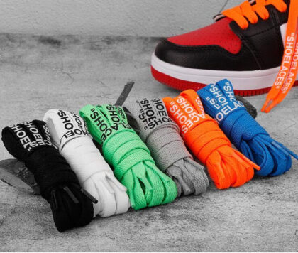 3 pairs of letter laces