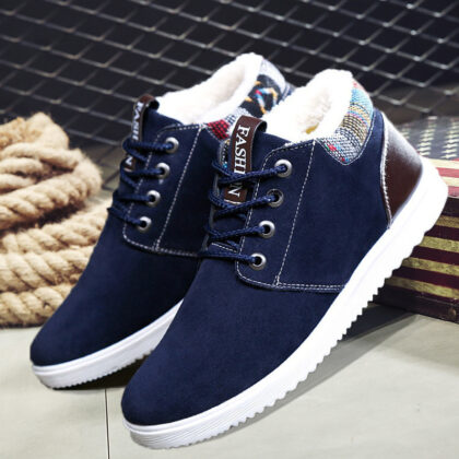 Summer Outdoor Sports Shoes Tooling Single Shoes British Casual Men's Shoes Snow Boots Plus Velvet Cotton Shoes