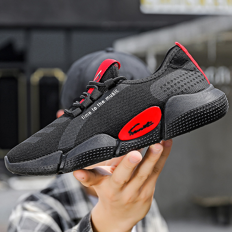 Breathable flying woven running shoes - Image 2