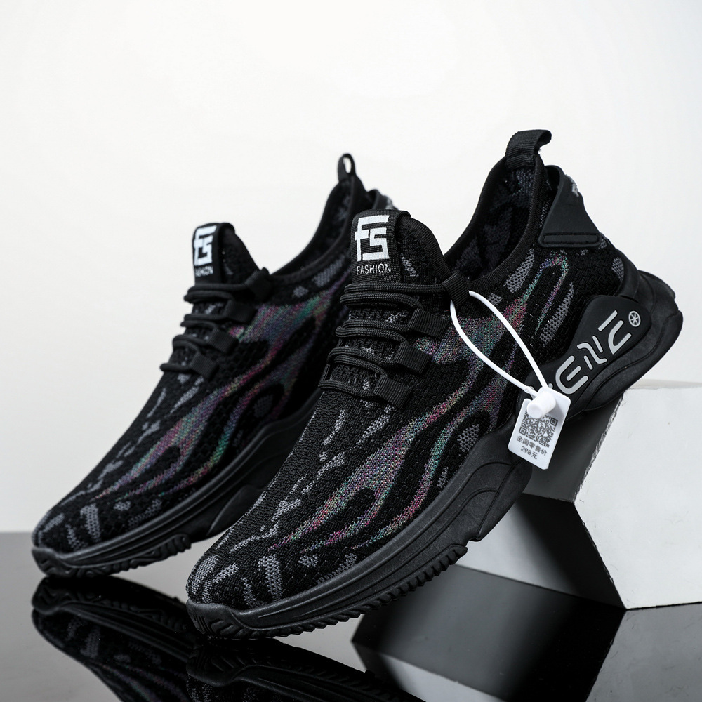 Student Running Shoes Flying Knit Sports Shoes - Image 5