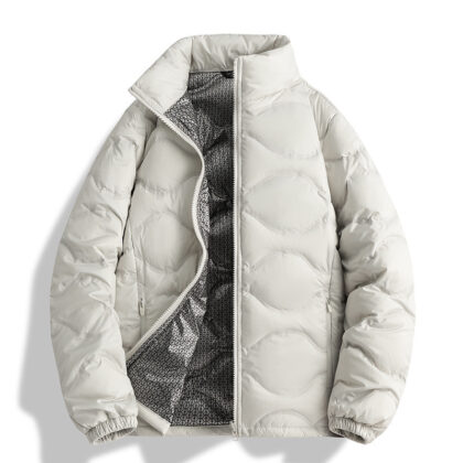 Men's Down Jacket Winter 90 White Duck Down Stand Collar Thickened Graphene Warm Jacket Coat Women