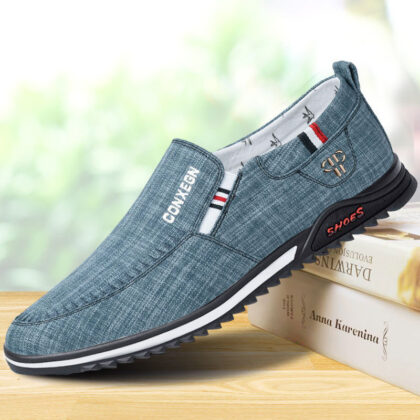 Old Beijing Cloth Shoes Men's Linen Canvas Breathable
