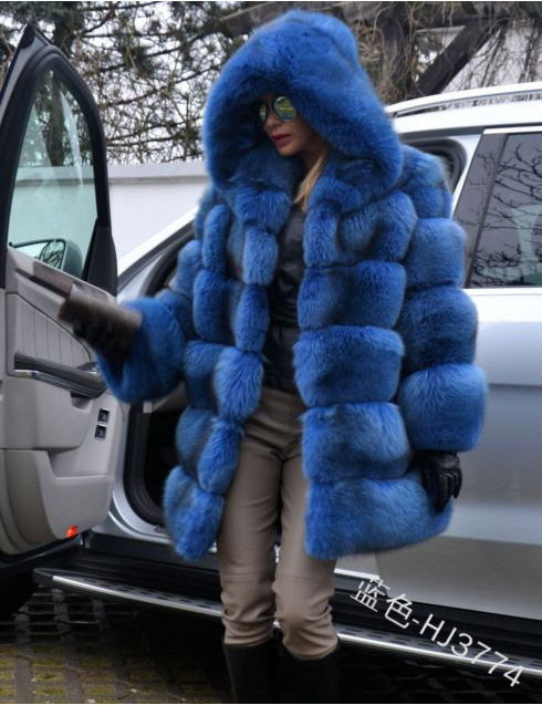 Women Luxury Winter Warm Fluffy Faux Fur Short Coat Jacket - Image 3