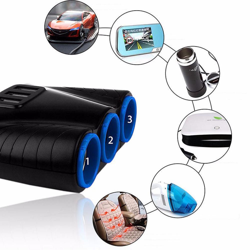 Car Cigarette Lighter Multifunctional Dual Usb120W High Power Mobile Phone Charging - Image 3