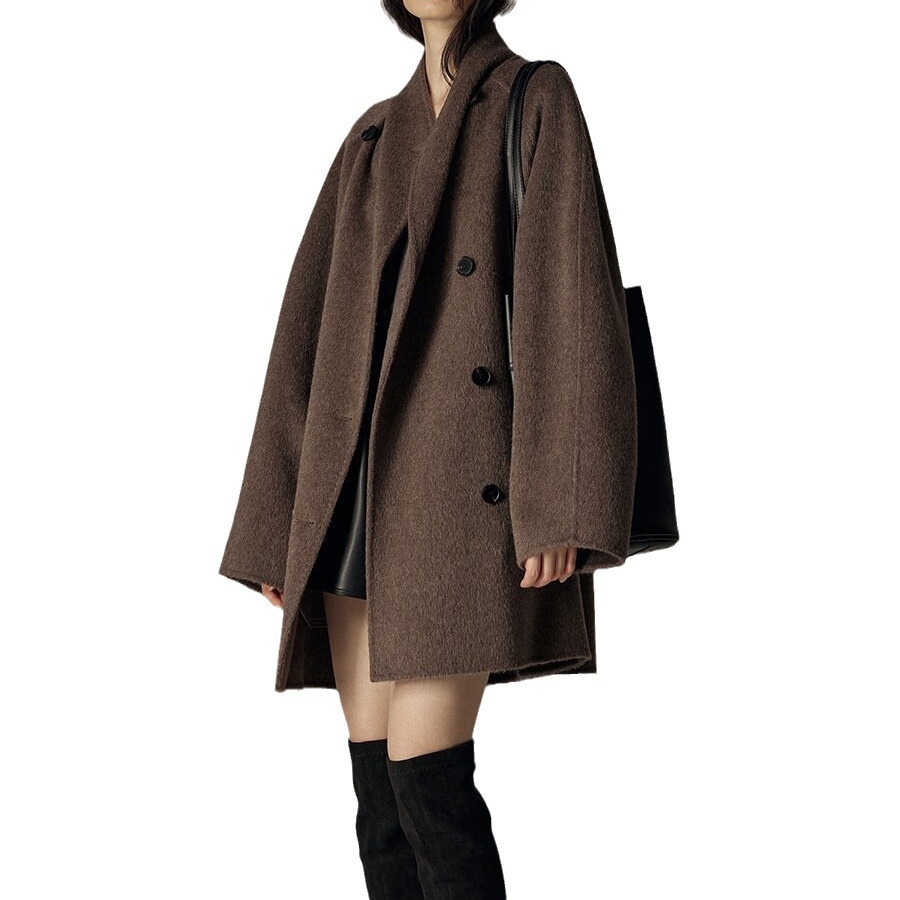 Elegant Winter Double-sided Wool Women's Coat - Image 5