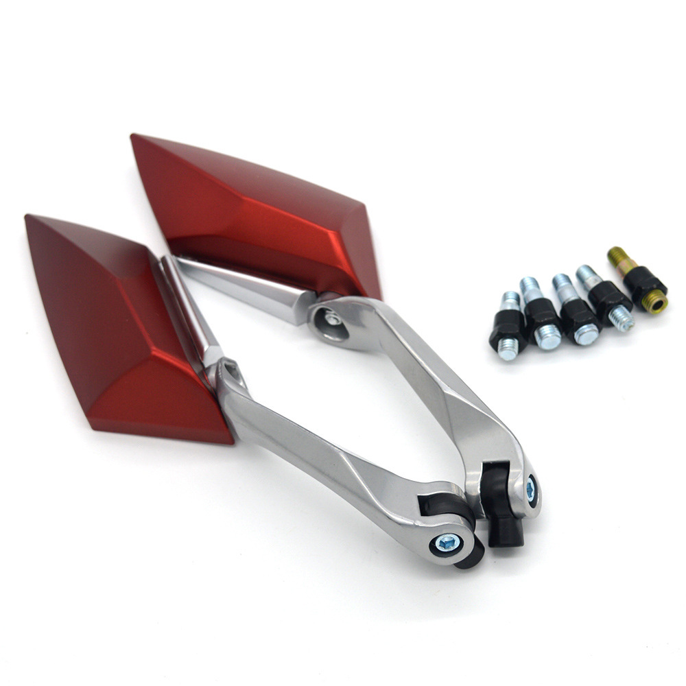 Rhombus Aluminum For Motorcycle Rearview Mirror - Image 2
