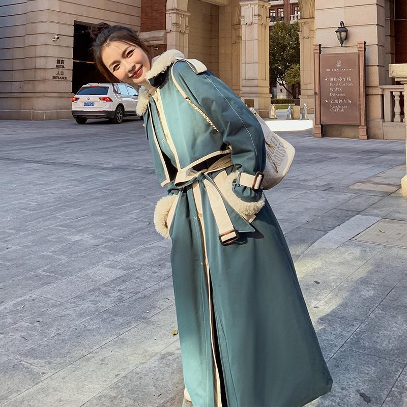 Women's Winter Long Cotton Jacket - Image 3