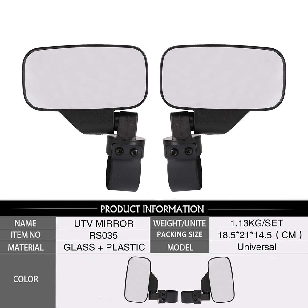 Applicable ATV Wide-angle Rearview Mirror Motorcycle Shockproof Side - Image 2
