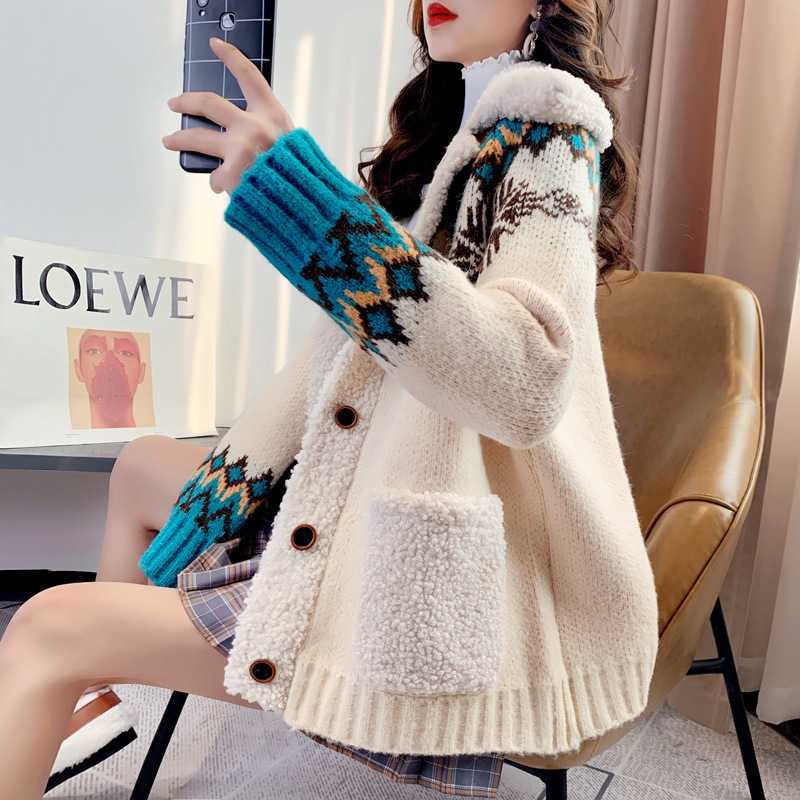 Women's Sweater Cardigan Thickened Autumn And Winter New Loose - Image 6