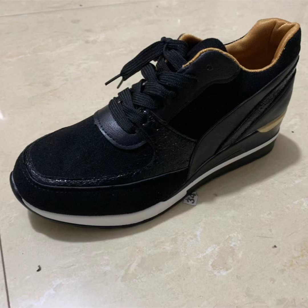 Women's Platform Colorblock Sequin Flat Casual Sneakers - Image 2