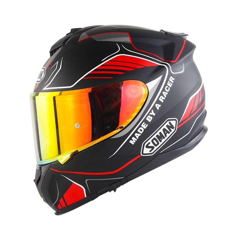 Motorcycle Full Face Helmet Motorcycle Riding Double Lens Full Cover Helmet - Image 7