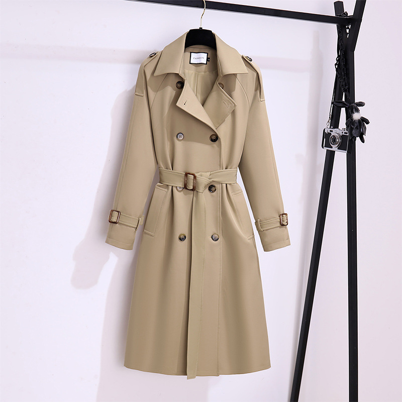 High-end Elegant Mid-end Trench Coat For Women - Image 6