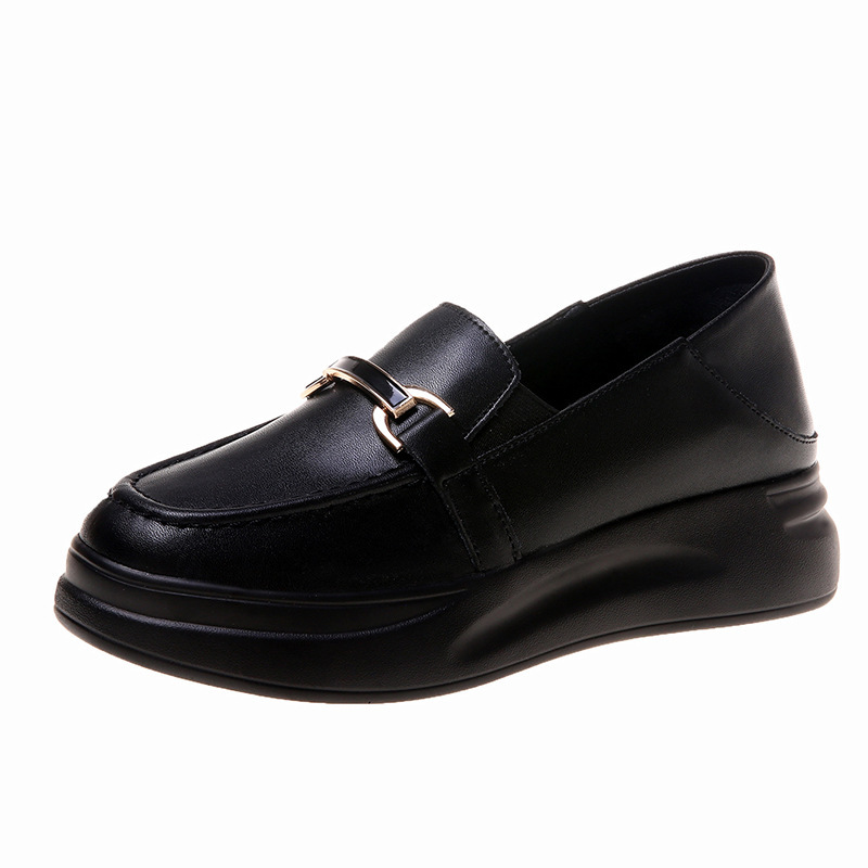 Thick-soled Heightened Slip-on Shoes - Image 5