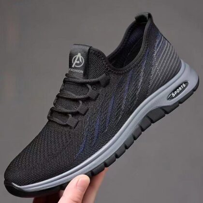 Summer Thin Breathable Fly Woven Mesh Men's Shoes