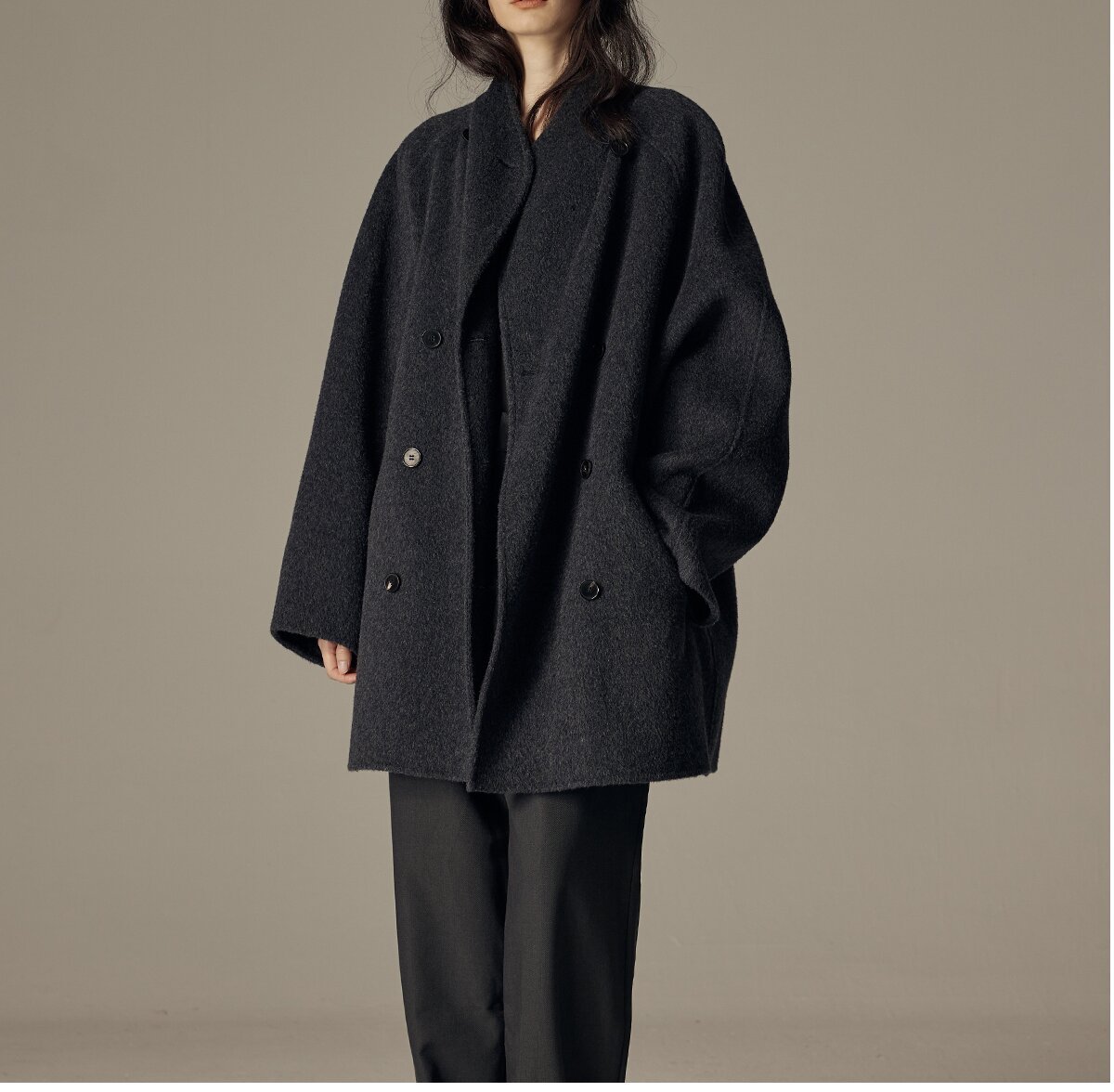 Elegant Winter Double-sided Wool Women's Coat - Image 8