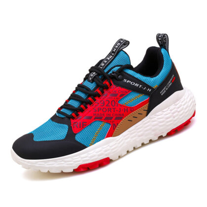 Round Toe Low-cut Flying Knit Men's Shoes