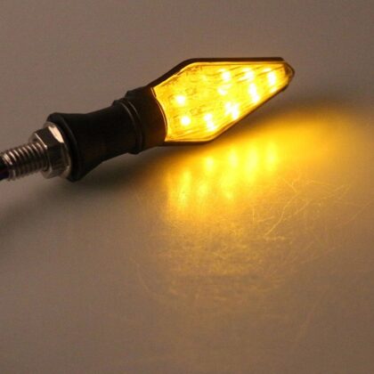 Motorcycle Modified Turn Signal Double-sided Light Two-side Luminous