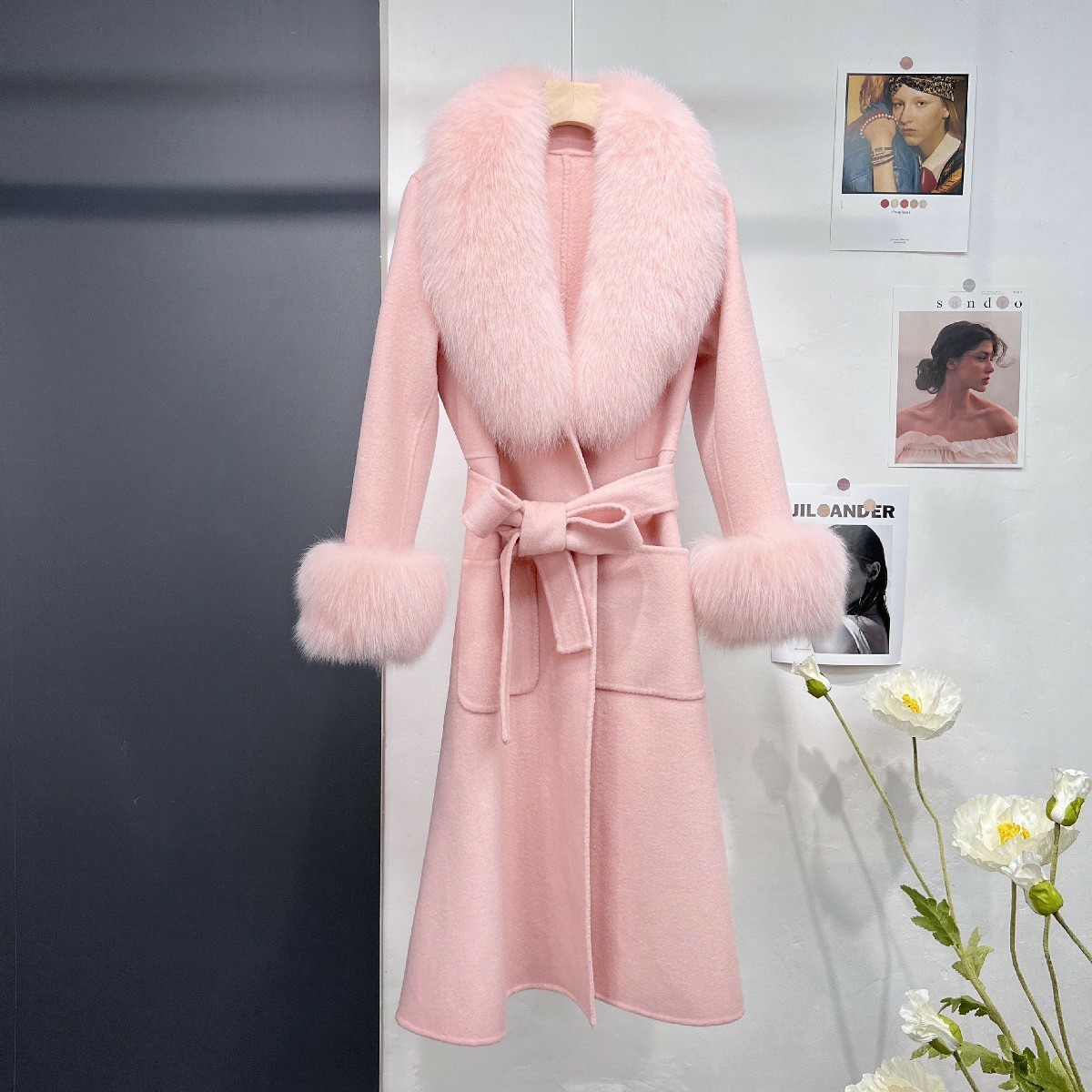 Autumn And Winter Fur Coat Wool Double-sided Coat Women's Long - Image 5