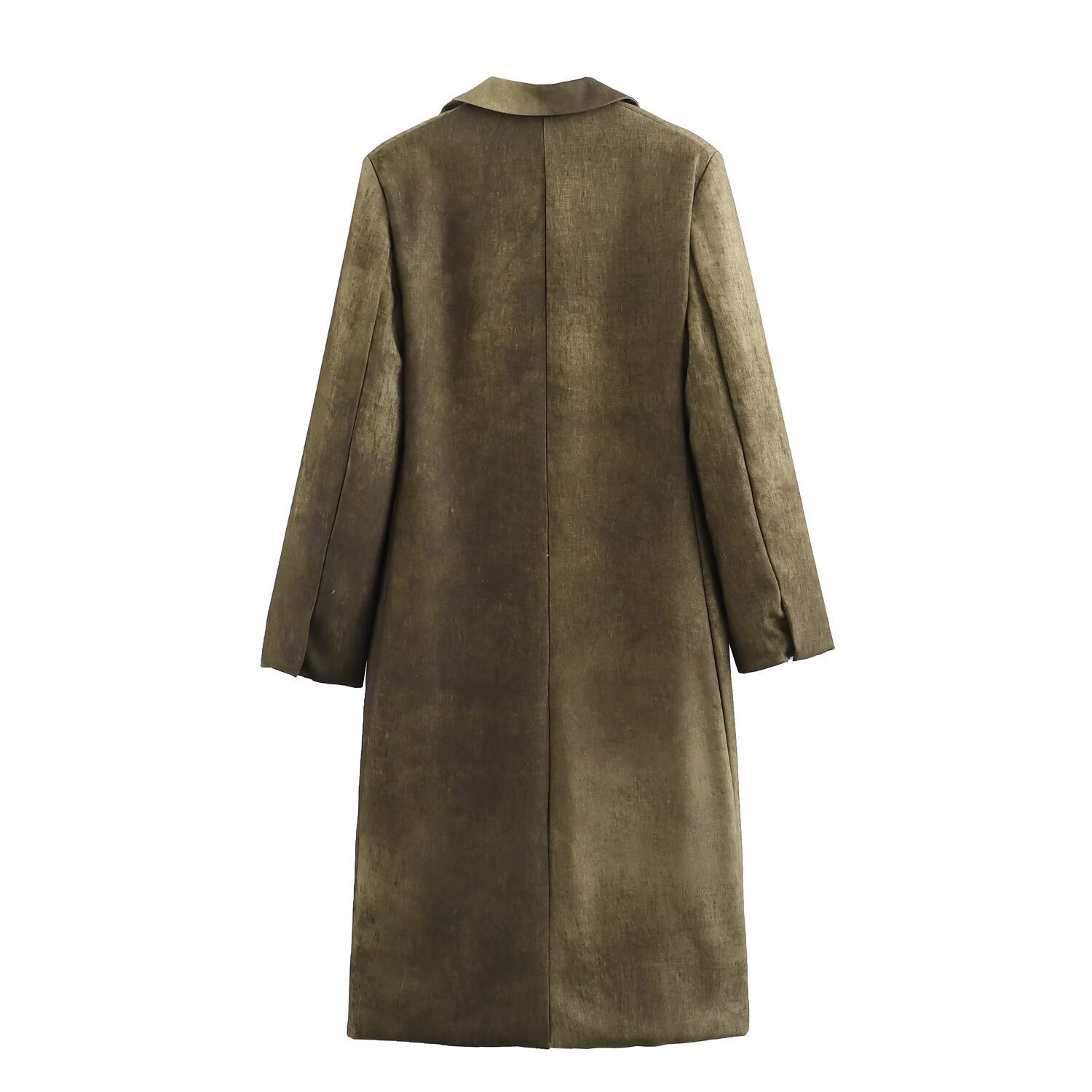 Women's Fashion Casual Tie-dye Long Coat - Image 4