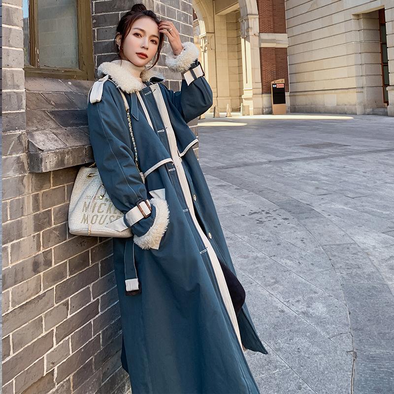 Women's Winter Long Cotton Jacket - Image 4
