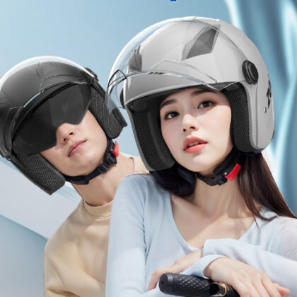 Electric Car Men's Anti-fog Warm Winter Electric Helmet