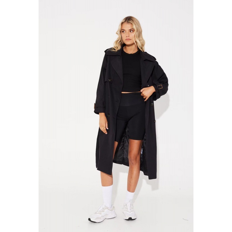Women's Fashion Casual Long Trench Coat - Image 4