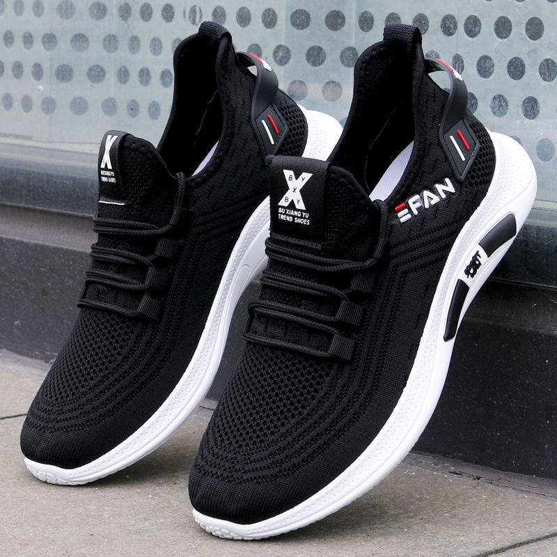 Front Lace-up Trendy Casual Mesh Surface Lightweight Sneaker - Image 3