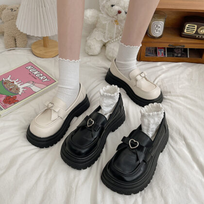 Women's Fashionable And Versatile Bow Single Shoes