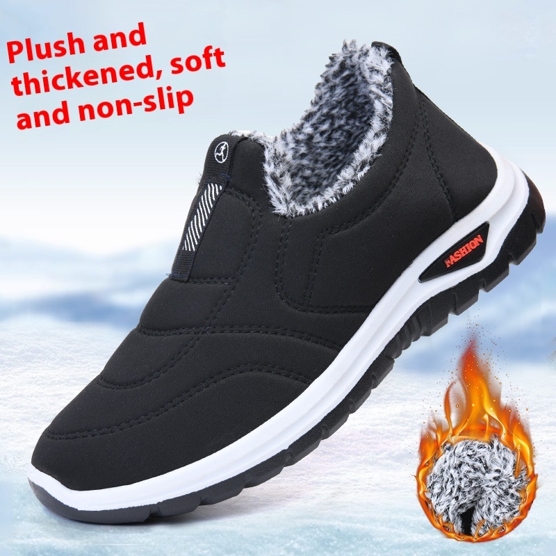 Female Fleece-lined Thickening Thermal Cotton Shoes - Image 6
