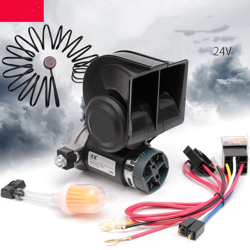 Snail Horn Motorcycle Gas Horn Car Honk - Image 8