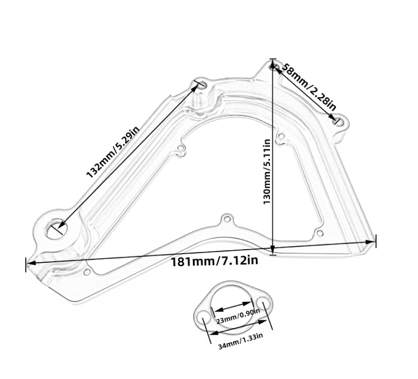 Applicable KTM Modified Chain Motorcycle Chain Front Gear Cover - Image 7