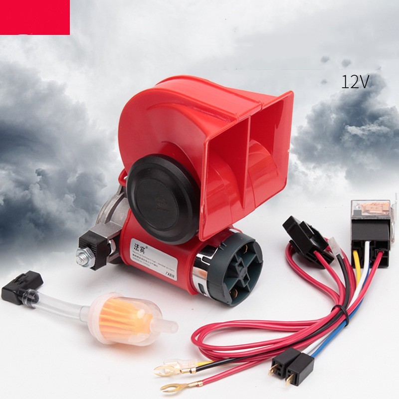 Snail Horn Motorcycle Gas Horn Car Honk - Image 6