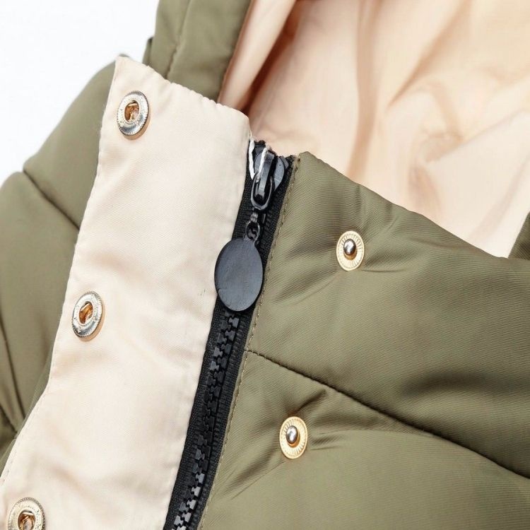 Winter Jacket Women Hooded Cotton Parka Long Coat Plus Size — изображение 3