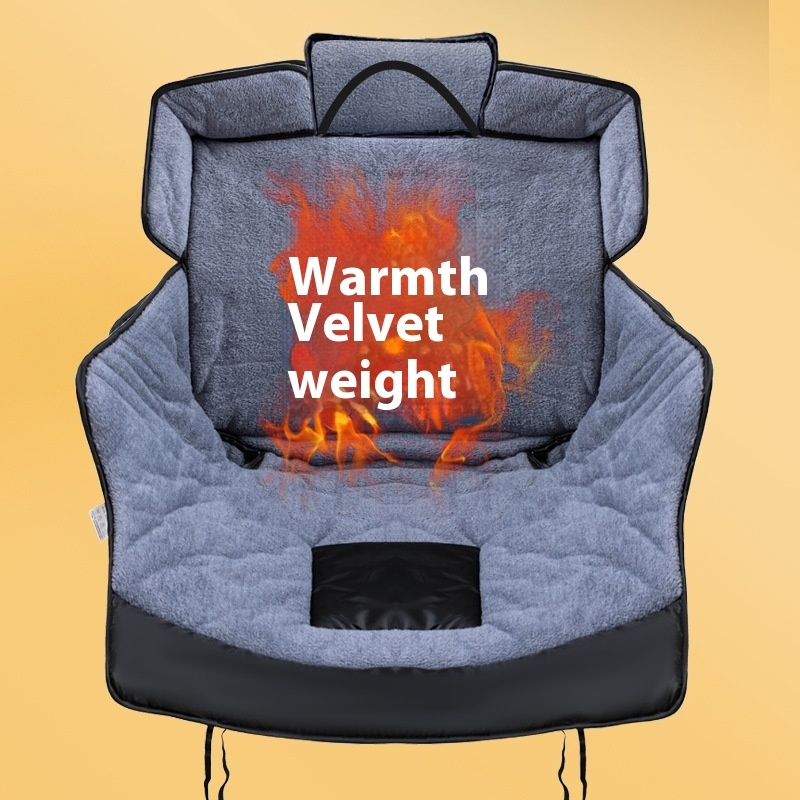 Windshield Winter Thick Windshield Winter Extra Thick Band Leg Blocking Windshield Electric Car Winter Fleece-lined Thickened Quilt - Image 4