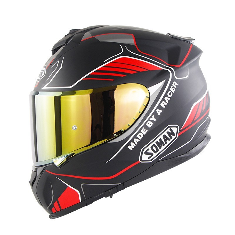 Motorcycle Full Face Helmet Motorcycle Riding Double Lens Full Cover Helmet - Image 8