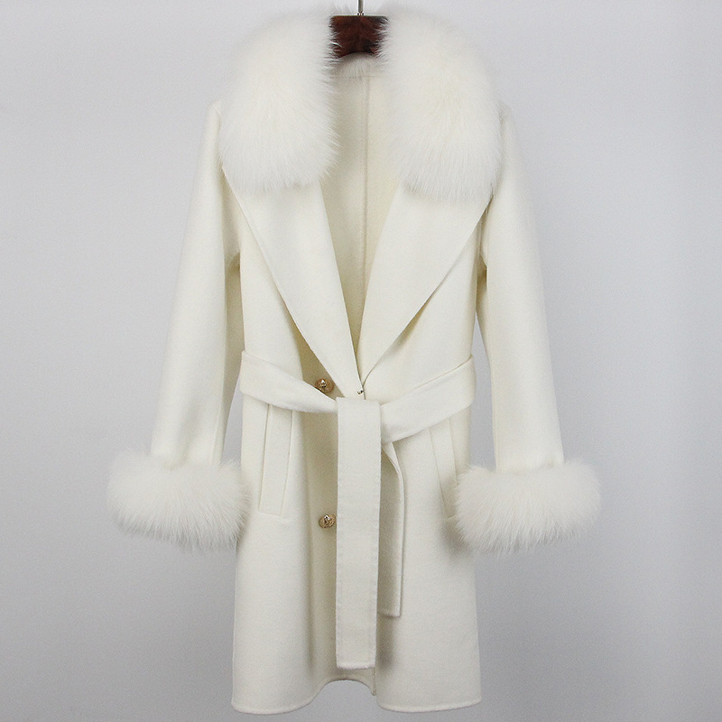 Double-faced Woolen Goods Wool Overcoat Long High-end - Image 8