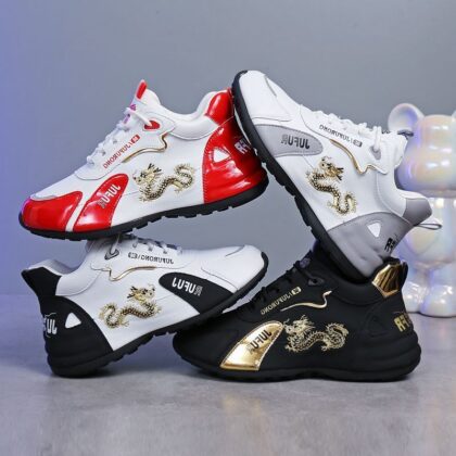 Thick Bottom Lightweight Fashion Breathable Outdoor Trendy Wear Comfortable Sneaker Men