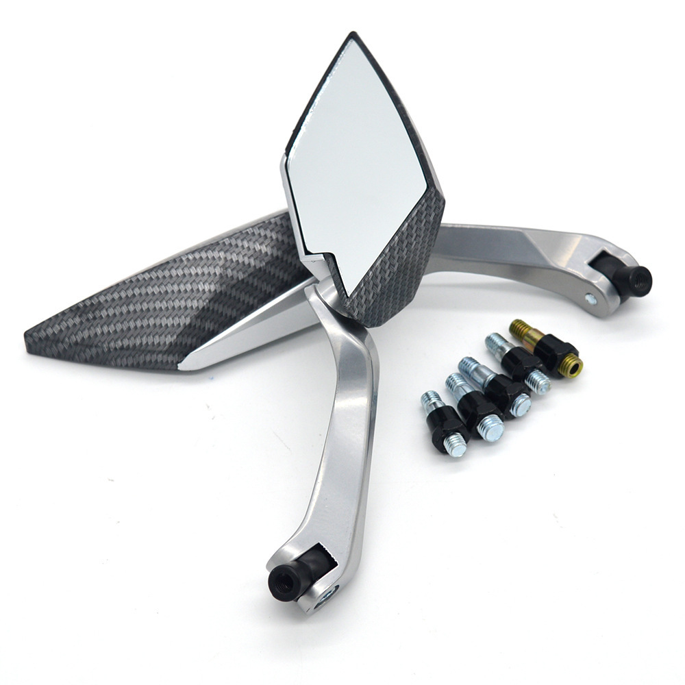 Rhombus Aluminum For Motorcycle Rearview Mirror - Image 4