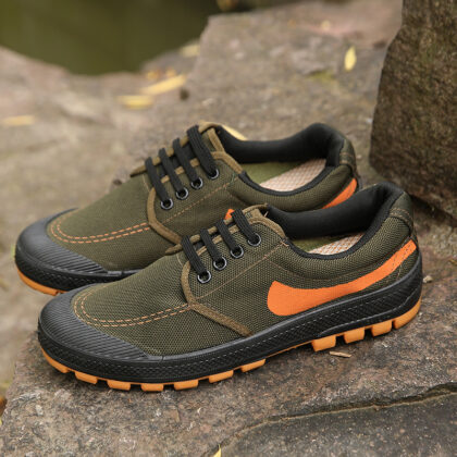 Thickened Tendon Sole Liberation Men's Low-top Deodorant Camouflage Shoes