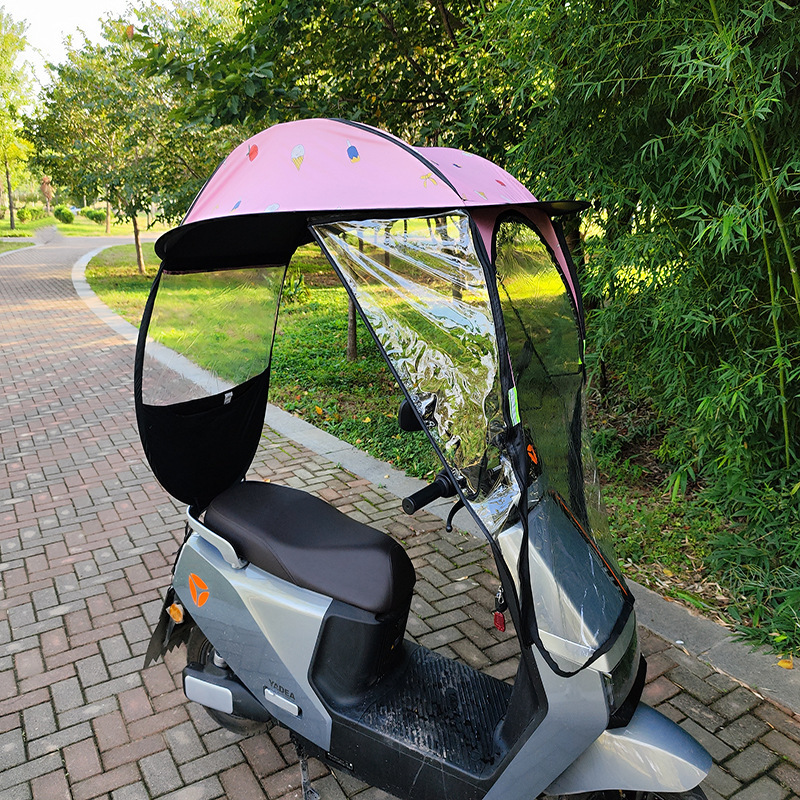 Canopy Battery Car Four Seasons Universal Motorcycle Sun Protection Sunshade - Image 3