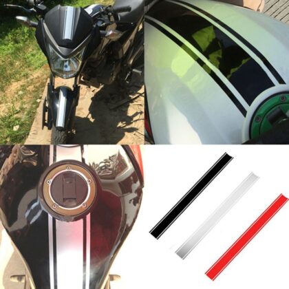 Motorcycle Sticker DIY Gas Tank Lid Reflective Paper With Pinstripes