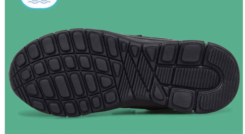 Boys' Shoes, Sports Shoes, Waterproof, Non-slip, Deodorant, Children's Black Shoes - Image 4